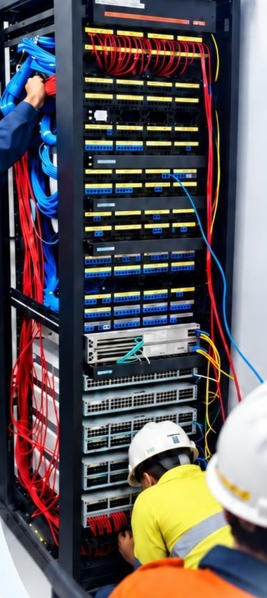 Visual Data Center Cabling & Certification dari Company Profile AIMS 2026 R1